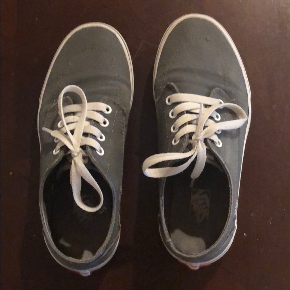 Kids Gray authentic vans